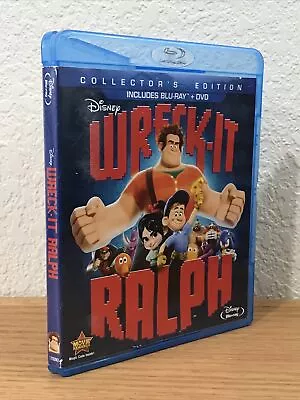 Wreck-It Ralph (Blu-Ray + DVD, 2013) Disney 2-Disc Collector’s Edition SEE PICS! - Image 1 of 4