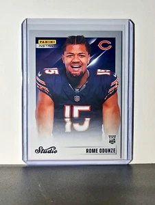 Rome Odunze 2024 Panini NFL #27 Card Chicago Bears Studio Rookies 1/1672 - Imagen 1 de 2