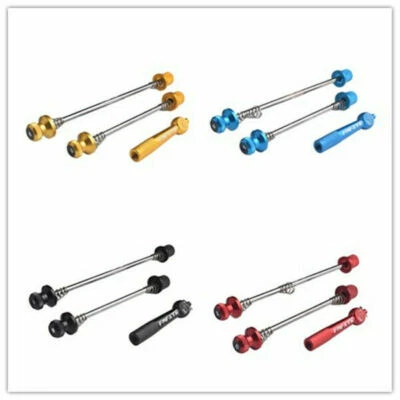 MTB Road Bike Wheel Locking Security Quick Release Skewers Anti Theft Skewer Set - Image 1 of 4