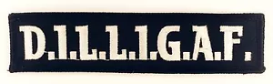 DILLIGAF embroidered cloth patch A010601 - Picture 1 of 1