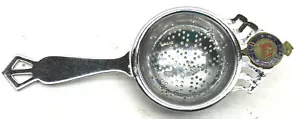 Chrome Metal RMS Franconia Cunard Shipping Line Tea Strainer Yacht Boat Cruise - Picture 1 of 5