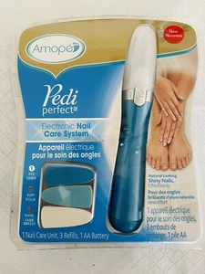 Amope Pedi Perfect Sistema Electrónico de Pedicura de Uñas Kit de Limas de Manicura Nuevo en Caja - Imagen 1 de 2