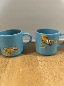 Nicktoons The Nick Box Exclusive Nickelodeon CatDog Stackable Mugs Set - Picture 1 of 3