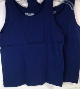 2 Marina Boys Mezcla Algodón Azul Mismo Tamaño Tanque Top Opción Talla 4/5 u 8 - Imagen 1 de 6
