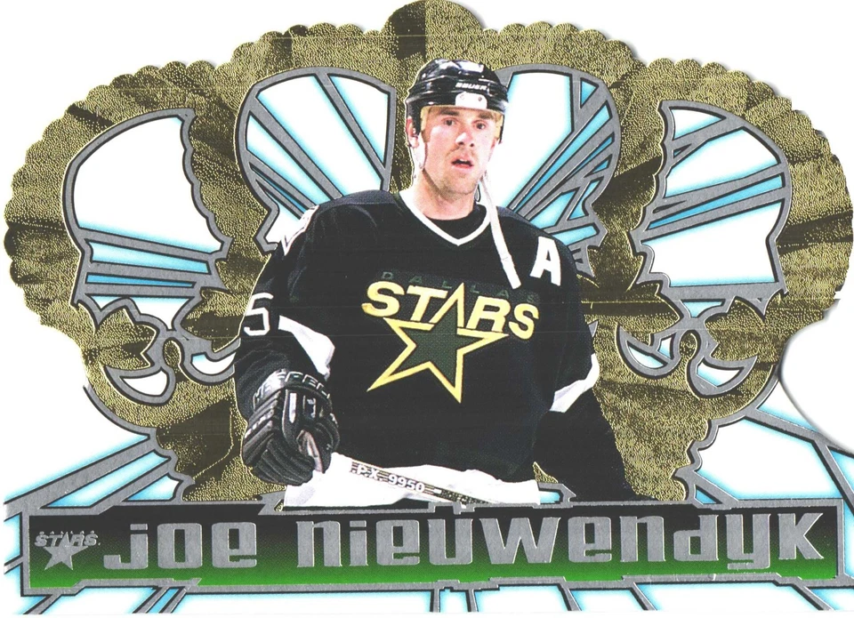 98 99 Pacific Crown Royale Gold Die Cut Joe Nieuwendyk 42 Dallas Stars - Image 1 of 2