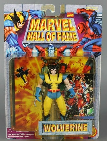Vintage Toybiz Marvel WOLVERINE Action Figure 1996 X-Men Avenger Spiderman Cover