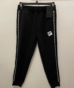 NWT Nike Air Jordan Youth Boys M JUMPMAN  Pants 95A292-001 Black White New - Picture 1 of 6