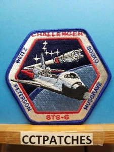 PARCHE CHALLENGER TRANSBORDADOR ESPACIAL STS-6 DE LA NASA. - Imagen 1 de 2