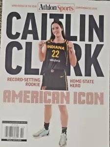 Athlon Sports-CAITLIN CLARK-Indiana 22- AMERICAN ICON Rookie-2024-Brand New! - Picture 1 of 4