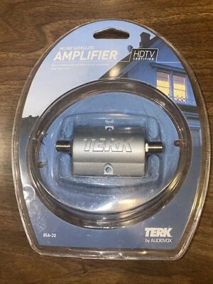 Terk Inline Satellite Indoor Outdoor Home Amplifier NEW! BIA-20 - Image 1 of 2