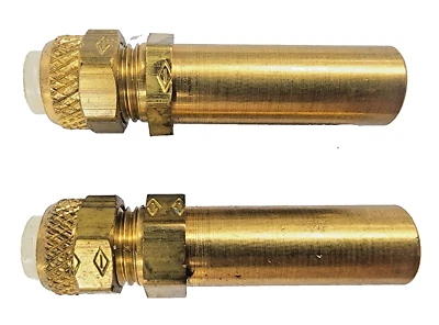 IMPERIAL BRASS POLY-FLO COUPLERS (LOT OF 2) 1/4" TUBE TO 3/8" STANDPIPE - Image 1 of 4