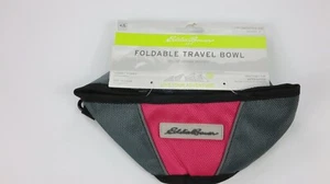 Eddie Bauer Pet Foldable Travel Bowl ~ Adaptable for Food & Water 6.5" x 3" - Picture 1 of 2
