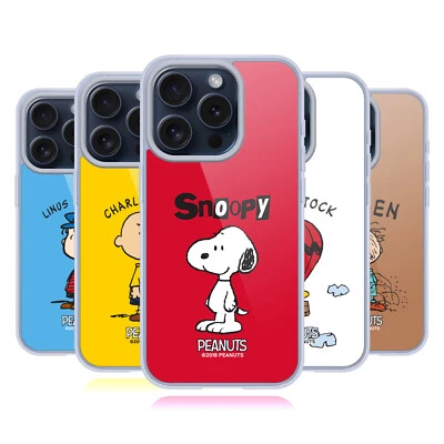 OFFICIAL PEANUTS CHARACTERS SOFT GEL CASE FOR APPLE iPHONE PHONES - Image 1 of 4