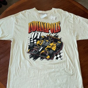 Neu mit Etikett $ 35 Indianapolis 01 T-Shirt Gr. L T-Shirt Benzin Automobile Autorennen - Bild 1 von 6