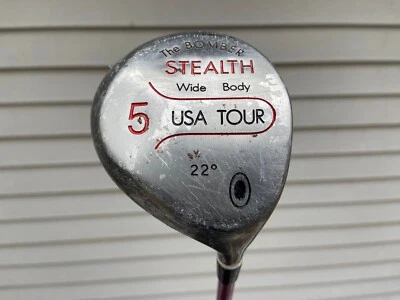 Derecha The Bomber Stealth Cuerpo Ancho USA Tour 22 Grados 5 Madera Grafito L Eje Flexible Foto 1 de 4