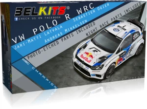 Belkits 1:24 Scale VW Polo R WRC Champion 2013 Sebastien Ogier Model Kit #BEL005 - Picture 1 of 12