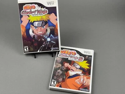 Naruto: Clash of Ninja Revolution Lot 1 & 2 Nintendo Wii Game Bundle Lot - Image 1 of 4