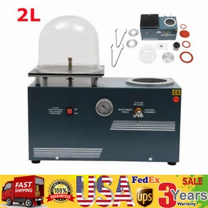 Macchina da Investimento Sottovuoto 2L per Colata per Gioielli Cera Persa Cast 110V - Foto 1 di 9
