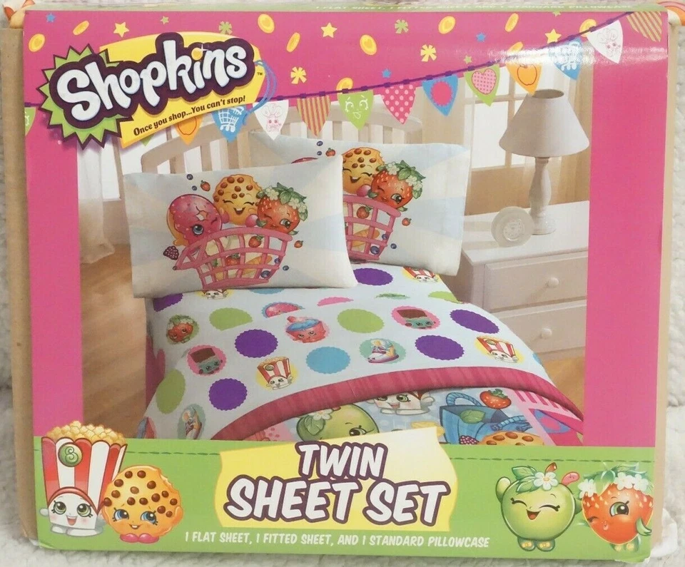 Shopkins Twin Sheet Set