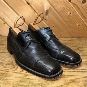 Johnston Murphy Shuler Oxford Lammfell Schwarz Leder Schuhe 207511 | Herren 9.5M - Bild 1 von 12