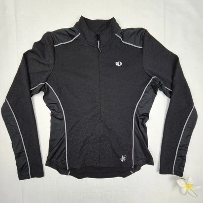 Pearl Izumi Womens Small 3/4 Zip Long Sleeve Mock Neck Pullover Shirt Jacket - Image 1 of 4