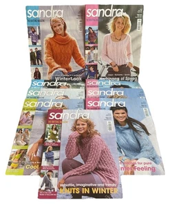 Sandra, The Knitting Magazine 2007 Twelve Issues Jan-Dec - Picture 1 of 10