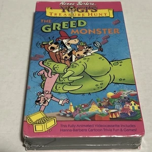 HANNA-BARBERA YOGI'S TREASURE HUNT THE GREED MONSTER SEALED VHS - Bild 1 von 2