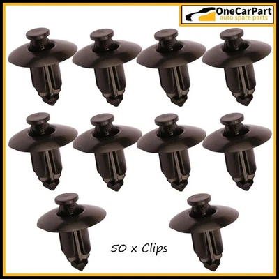 Wheel Arch Lining Splashguard Bumper Clip x50 Fits Volvo S80 V50 V70 XC60 XC70 — 第 1/4 张图片