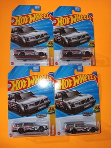 Hot Wheels Volvo 240 Drift Wagon Zamac 227/250 3/5 Diecast Car 4-Pack Mint - Picture 1 of 1