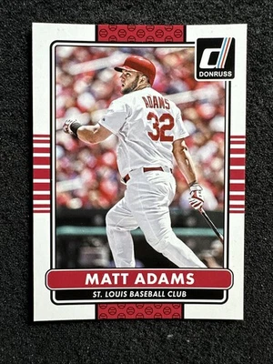 MATT ADAMS #158 2015 Donruss Béisbol Cantidad Cardenales de San Luis Foto 1 de 2