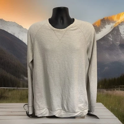 Sudadera SCOTCH & SODA Amsterdam para Hombres L Texturizada Minimalista Preppy Dobladillo Slub Foto 1 de 4