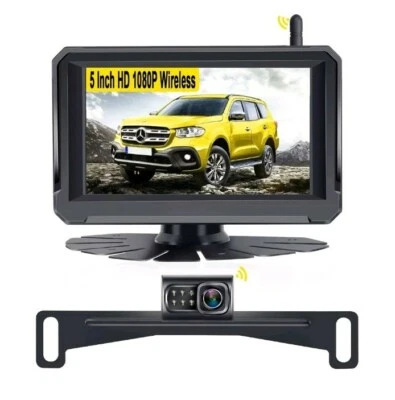 Rohent R3 HD 1080P Digital Signal Wireless Backup Camera 5'' Monitor License ... - Image 1 of 4