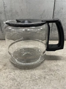 Vintage Krups 12 Tassen Karaffe Kaffeekanne Dekanter mit schwarzem Deckel und Sieb 452 - Bild 1 von 5