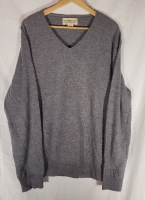 Suéter Denim & Supply Ralph Lauren Mezcla Lana/Cachemira Cuello en V - Gris - Talla XXL* Foto 1 de 3