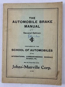 Vintage Book The Automobile Brake Manual 2nd Edition School of Automobiles 1945 - Picture 1 of 10