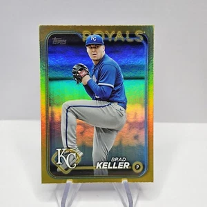Brad Keller 2024 Topps Series 1 GOLD RAINBOW FOIL Card #140 ROYALS - Picture 1 of 2