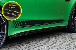 Seitenschweller mit Wings vorne aus ABS für Mercedes AMG GT X290 Carbon Optik - Imagen 1 de 3