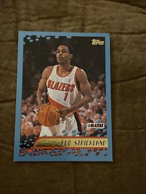 2001-02 Topps #161 Rod Strickland￼￼ Portland Trail Blazers - Image 1 of 2