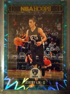2017-18 Panini NBA Hoops Teal Explosion Jeremy Lin #132