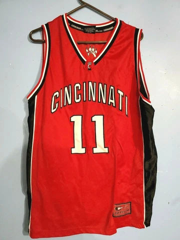 MENS: SZ XL: JERSEY: NCAA COLOSSEUM: CINCINNATI, #11, red w/black & white Cover