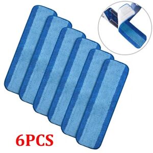 For Bona Flat Mop Replacement Microfiber Mops Pads Floor Cleaning Washable 6x