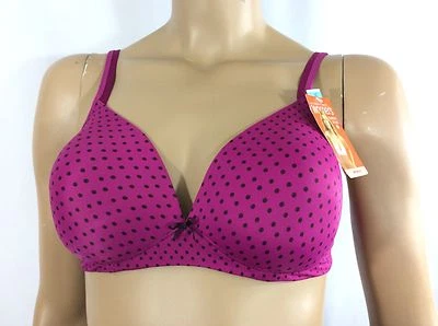 Sujetador Warner's Elements of Bliss cobertura completa sin cables 1298 puntos rosas talla 34C, 38C Foto 1 de 3