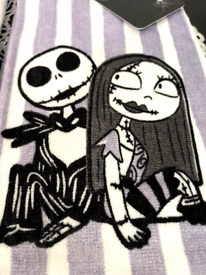 Disney 2 Pack The Nightmare Before Christmas Jack & Sally Kitchen Towel 16x26 - Image 1 of 4