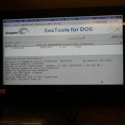 Seagate 20GB Ultra ATA - 100 IDE Hard Disk Drive ST320011A - Tested & Working - Image 1 of 4