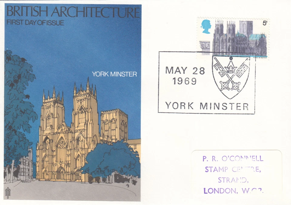Cathedrals GB Trident FDC York Minster (a) 1969 (134895) - Image 1 of 1
