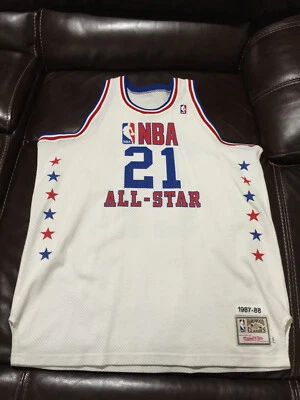 Camiseta RARA Dominique Wilkins Atlanta Hawks NBA All Star Mitchell Ness talla 52 2XL Foto 1 de 4