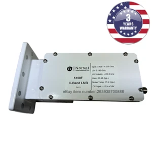 Nuevo Norsat 5100F, Banda C PLL LNB 3.4 - 4.2 GHz ±100 kHz Estabilidad F Tipo 75 Ohm - Imagen 1 de 4