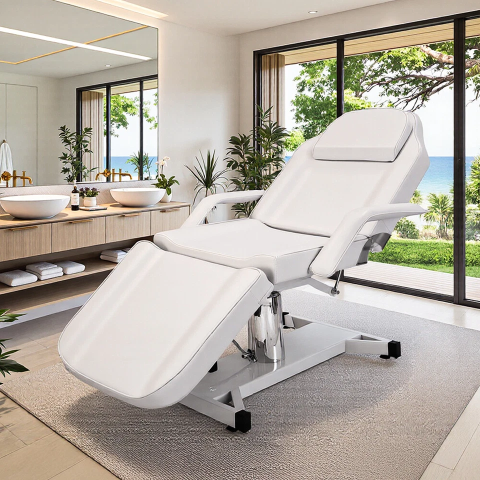 Hydraulische Kosmetikliege Therapieliege Massageliege Behandlungsliege drehbar - Bild 1 von 4