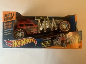 Hot Wheels Street Creeper Electronic Vehicle Lights & Sounds Crawling Action New - Picture 1 of 5