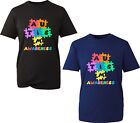 Autism Awareness T-Shirt Being Different World Autism Day Health Awareness Top